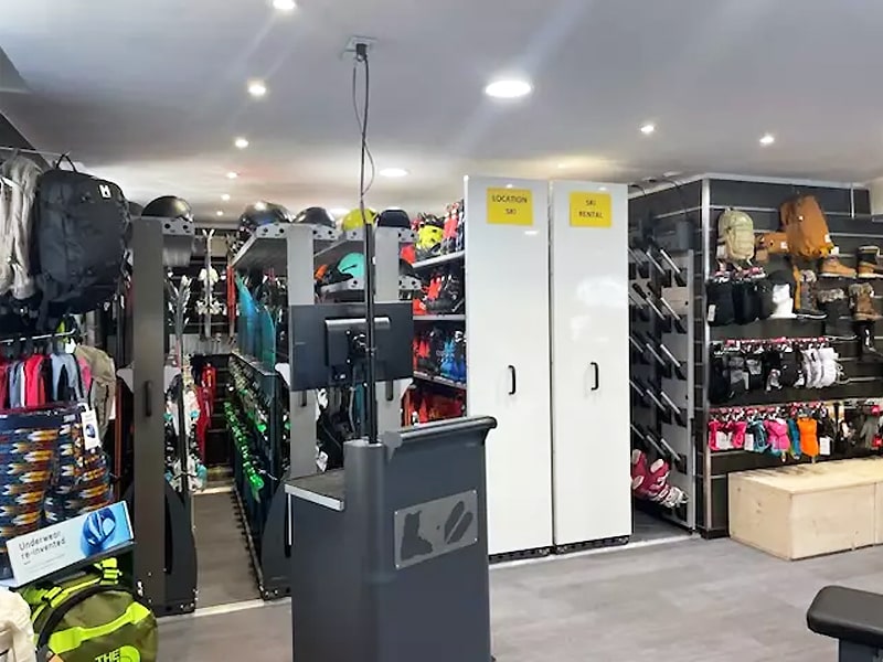 Skiverhuur winkel Ekosport-Rent Les Luges à Foin in 10 rue Jean Jaurès, Bozel