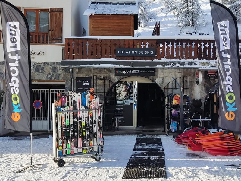 Skiverhuur winkel Ekosport-Rent Sandia Sports in 12 Avenue de Valberg, Valberg