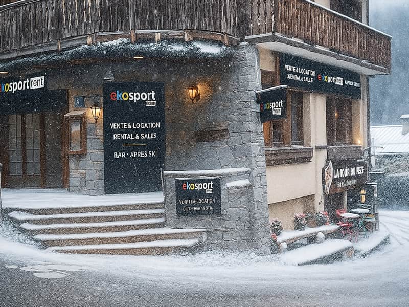 Skiverhuur winkel Ekosport-Rent Bellevue Sport in 12 rue de Bellevue, Les Houches