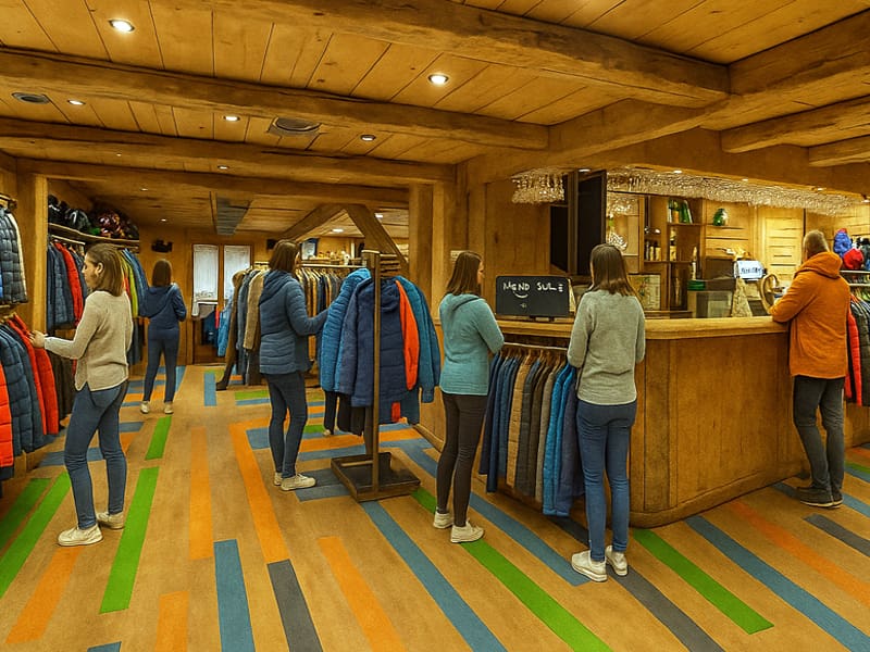 Skiverhuur winkel Ekosport-Rent Bellevue Sport in 12 rue de Bellevue, Les Houches