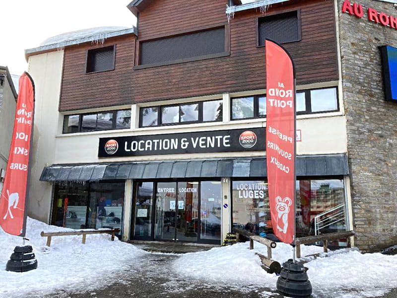 Skiverhuur winkel Le Rond Point in 15 Avenue du Tourmalet, La Mongie