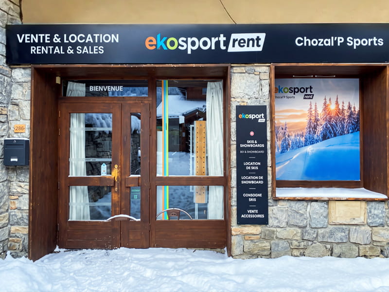Skiverhuur winkel Ekosport-Rent Le Village in 269 Rue de la Voûte - Hauteluce Village, Hauteluce