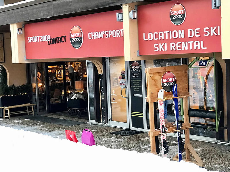 Skiverhuur winkel Cham Sport Mummery Le Paradis in 28, Impasse des Primevères - Club Med, Chamonix