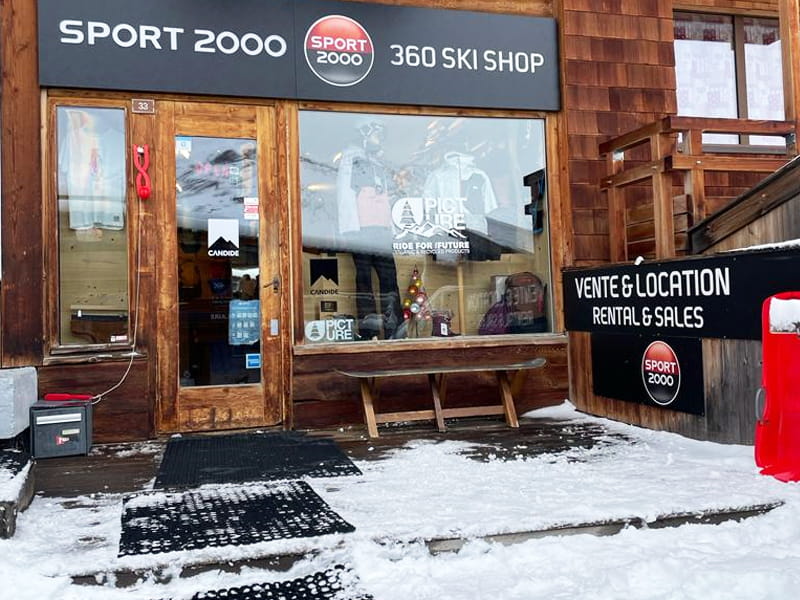 Skiverhuur winkel 360 Skishop in 33 promenade du Festival, Avoriaz