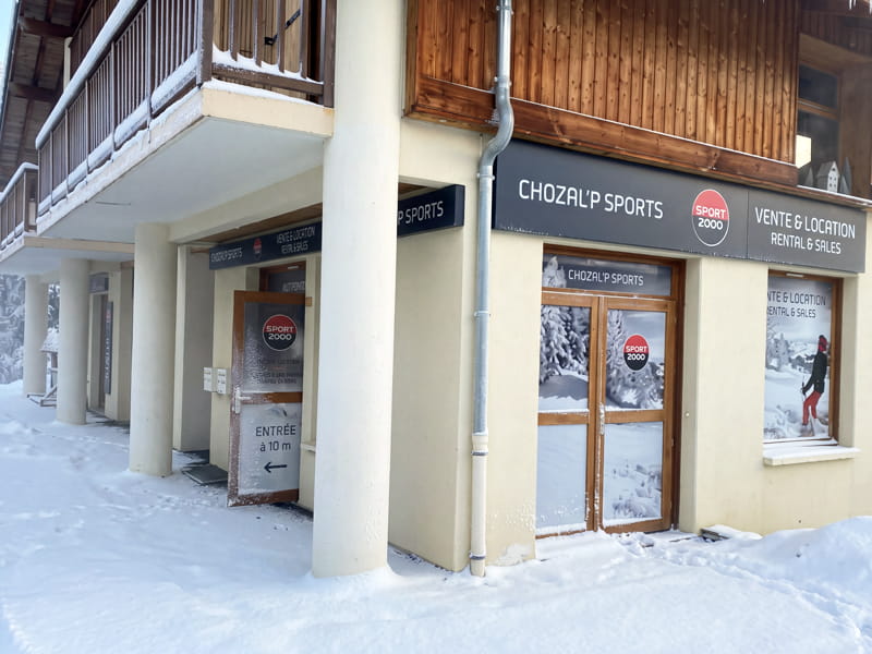 Skiverhuur winkel Chozal'P Sports in 350 Route des Combes - Hauteluce Village, Hauteluce