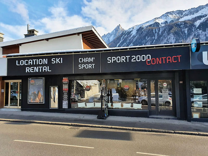 Skiverhuur winkel Cham Sport Nord Savoy in 432, Rue Joseph Vallot, Chamonix