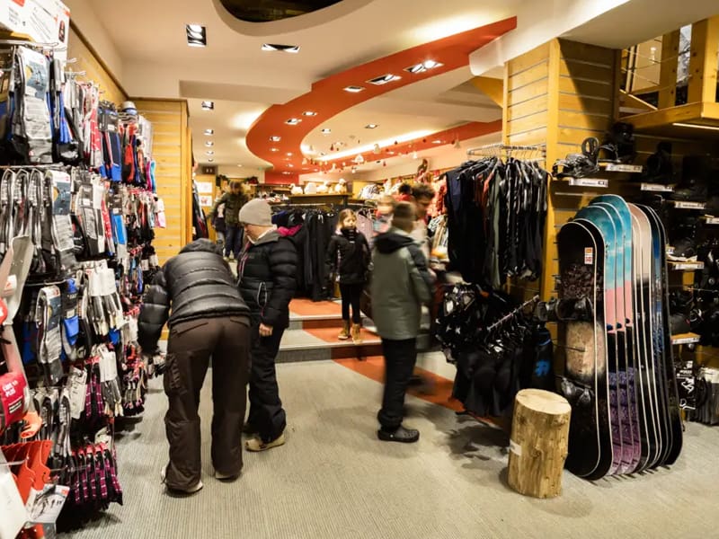 Skiverhuur winkel Ekosport-Rent Pellissier Sports in 47 Grande Rue, Samoëns