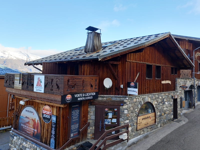 Skiverhuur winkel Ski Shop Montchavin Sportshop Paradiski in 5, rue de la Glisse, La Plagne - Montchavin