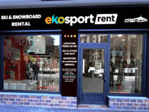 Skiverhuur winkel Ekosport-Rent O'Shop in Chamonix, 87 Place Edmond Desailoud Skiverhuur winkel Ekosport-Rent O'Shop in Chamonix, 87 Place Edmond Desailoud