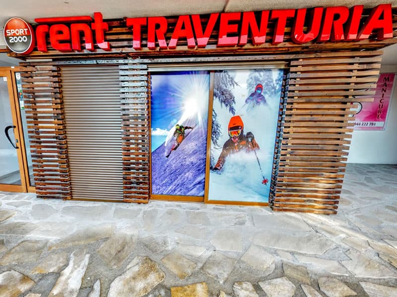 Skiverhuur winkel Ski & Board Traventuria - Ski Bansko in 92E Pirin Str. (Pirin Palace Hotel), Bansko
