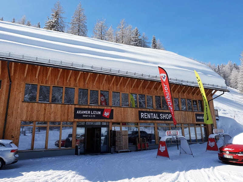 Skiverhuur winkel Tip Top Rentalshop in Axamer Lizum 6, Axams