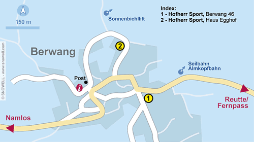 Plattegrond Berwang