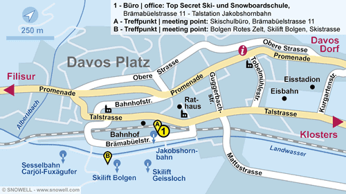 Plattegrond Davos-Platz