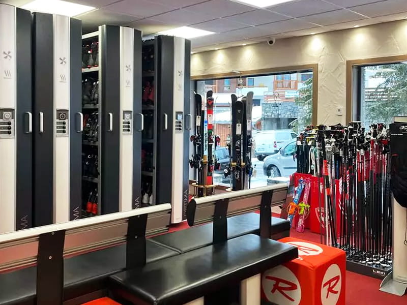 Skiverhuur winkel Noz Sports in Centre Cial du Soleil / Plan Peisey, Peisey Vallandry