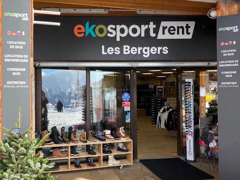 Skiverhuur winkel Ekosport-Rent Les Bergers in Centre Commercial des Bergers, Alpe d’Huez