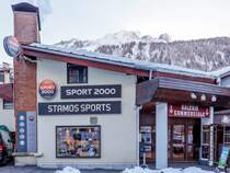 Skiverhuur winkel Stamos Sports in Argentière, Centre commercial Grand Roc