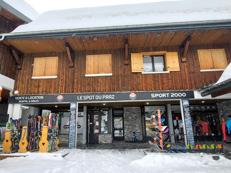 Skiverhuur winkel Le Spot du Praz in Centre Commercial Grenette Amédée VIII, Le Praz de Lys