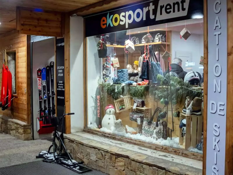 Skiverhuur winkel Ekosport-Rent Bergerie Sport in Centre Station Résidence Soldanelles, Les Orres