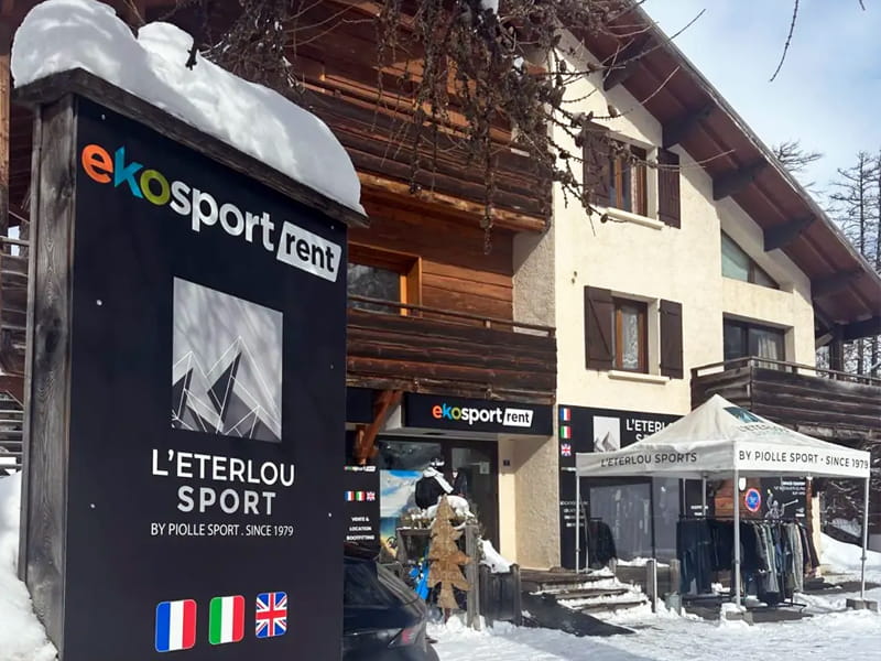Skiverhuur winkel Ekosport-Rent L'Eterlou Sport in Cr Georges Rohner, Vars