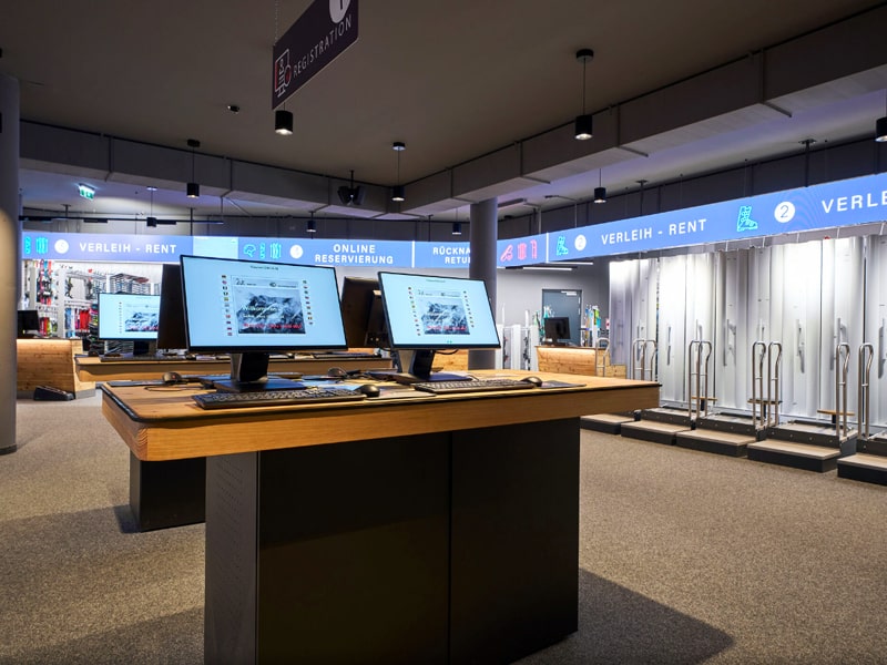 Skiverhuur winkel Check In Patscheider Sport in Dorfbahnstraße 75 - Komperdellbahn Talstation, Serfaus