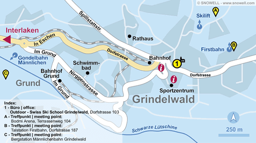 Plattegrond Grindelwald