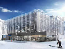 Skiverhuur winkel Sport Riml Giggijoch in Sölden, Giggijochbahn Bergstation