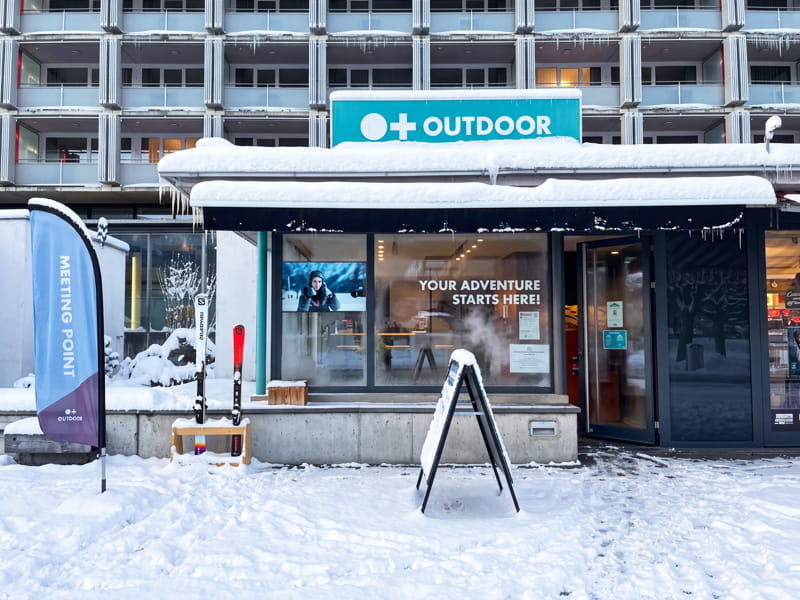 Skiverhuur winkel Outdoor Interlaken in Höheweg 95, Interlaken