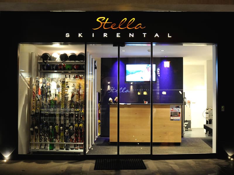Skiverhuur winkel Top Ski Rental in Hotel Stella - Streda Meisules 283, Wolkenstein-Selva Gardena