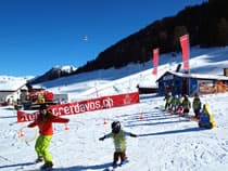Kinder ski groepslessen Top Secret Ski- und Snowboardschule Davos
