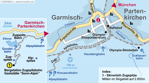 Plattegrond Garmisch-Partenkirchen
