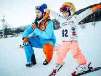 Skilessen voor kinderen Skischule Skiverleih Total