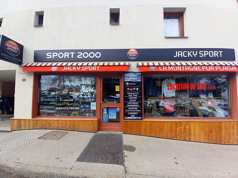 Skiverhuur winkel Jacky Sport in Immeuble Plan du Bois, Valmeinier 1500