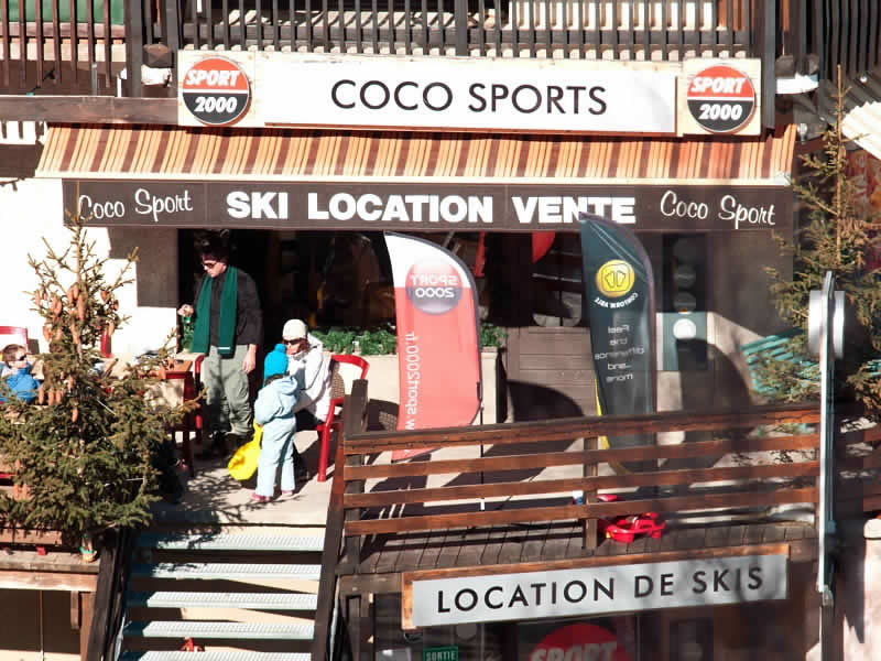 Skiverhuur winkel Coco Sport in Immeuble Soldanelles Les Orgières, Auris-en-Oisans