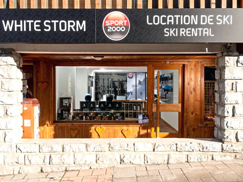 Skiverhuur winkel White Storm in La Tougnete - Route de la Chaudanne, Meribel