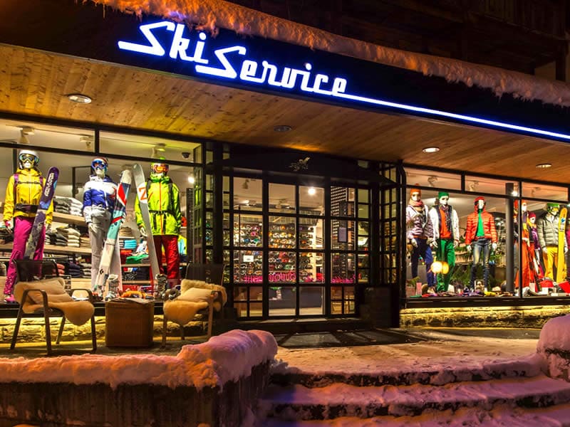 Skiverhuur winkel Ski Service in La Vallée Blanche, Verbier