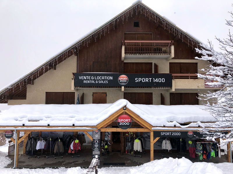 Skiverhuur winkel Sport 1400 in Les Près, Puy Saint Vincent 1400