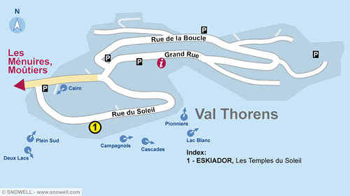 Plattegrond Val Thorens