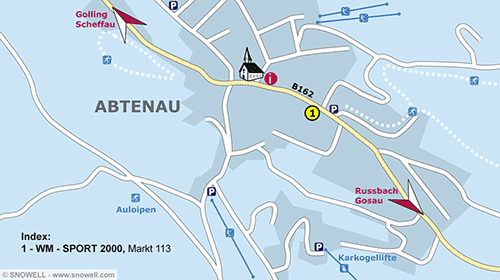Plattegrond Abtenau