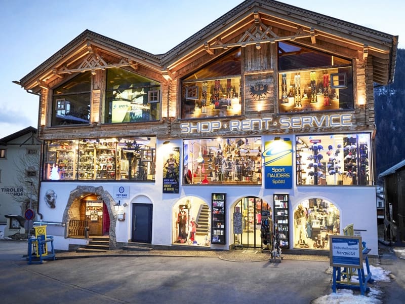 Skiverhuur winkel Sport Nauders Spöttl in Nauders 28, Nauders
