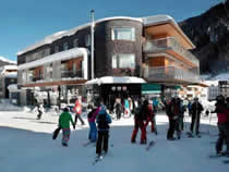 Skiverhuur winkel SPORT 2000 Jennewein Dorf in St. Anton am Arlberg, Neben Galzigbahn Talstation im Hotel Anton Skiverhuur winkel SPORT 2000 Jennewein Dorf in St. Anton am Arlberg, Neben Galzigbahn Talstation im Hotel Anton