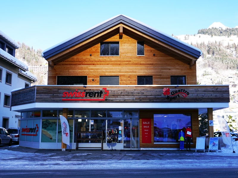 Skiverhuur winkel Swissrent Quattro in Parkplatz Titlisbahnen - Engelbergerstrasse 38, Engelberg