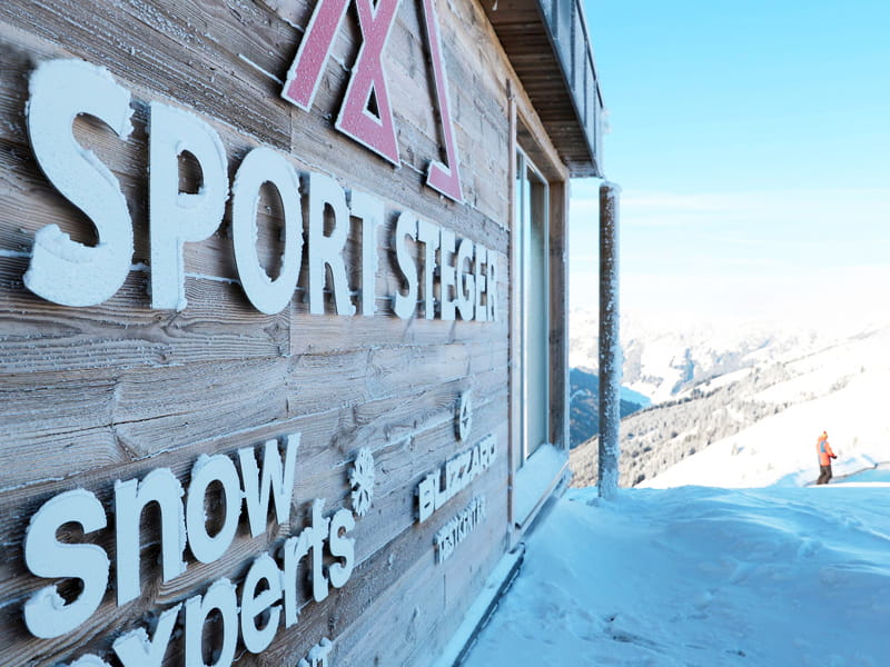 Skiverhuur winkel Sport Steger Resterkogel in Pass Thurn 58 (Bergstation Panoramabahn), Mittersill