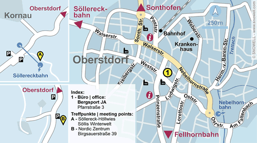 Plattegrond Oberstdorf