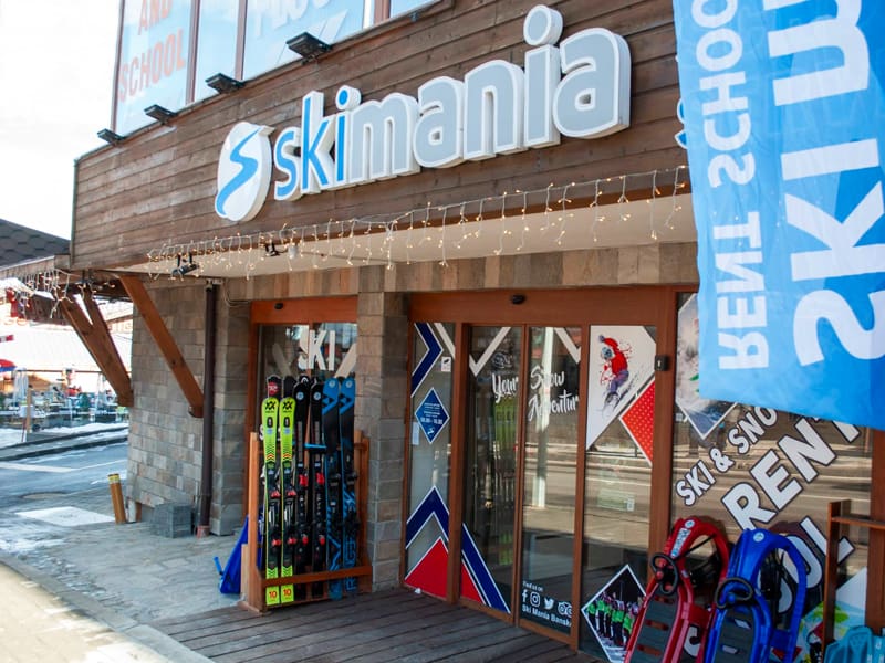 Skiverhuur winkel Ski Mania Bansko in Pirin Str. 113, Bansko