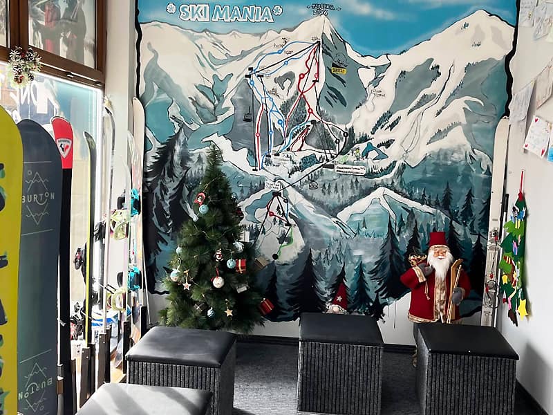 Skiverhuur winkel Ski Mania Bansko in Pirin Str. 92A, Bansko