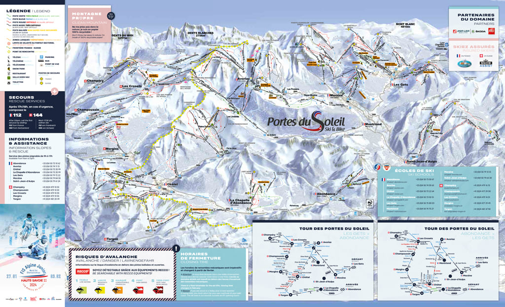 Skimap Champéry