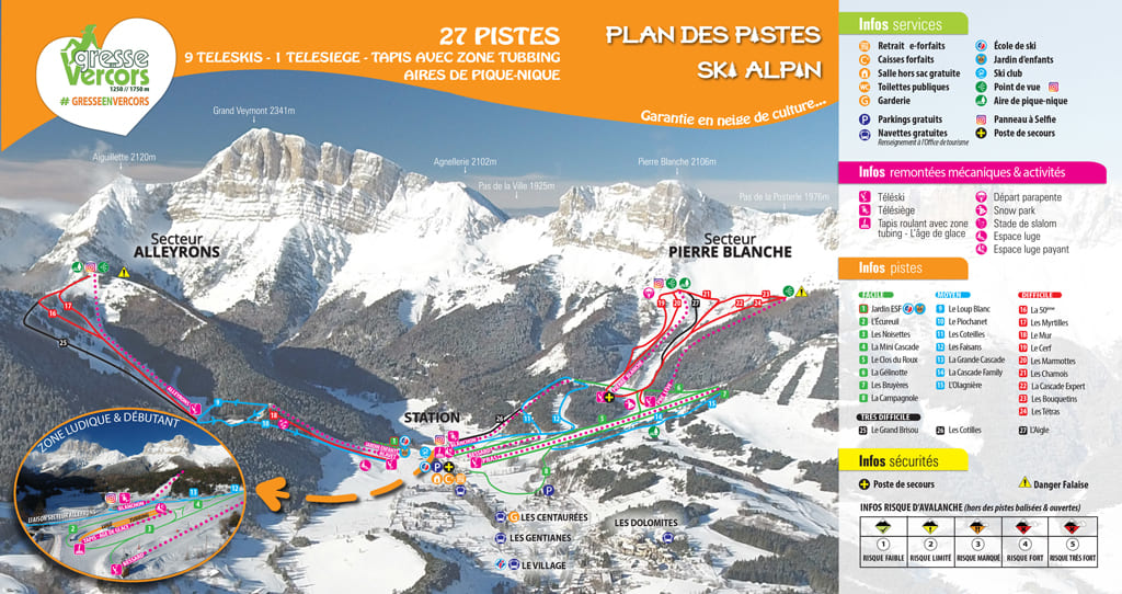 Skimap Gresse-en-Vercors