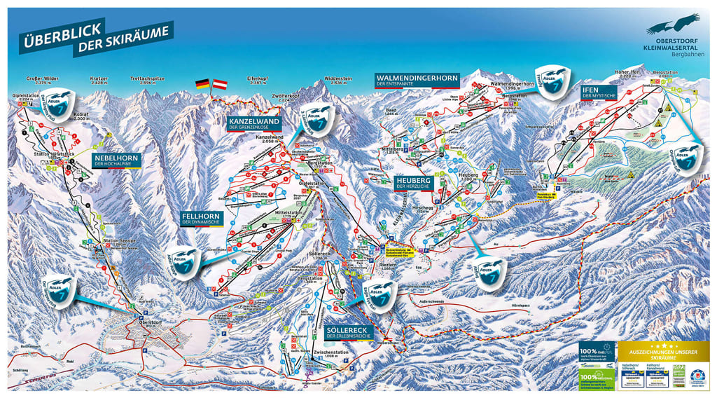 Skimap Kleinwalsertal - Riezlern