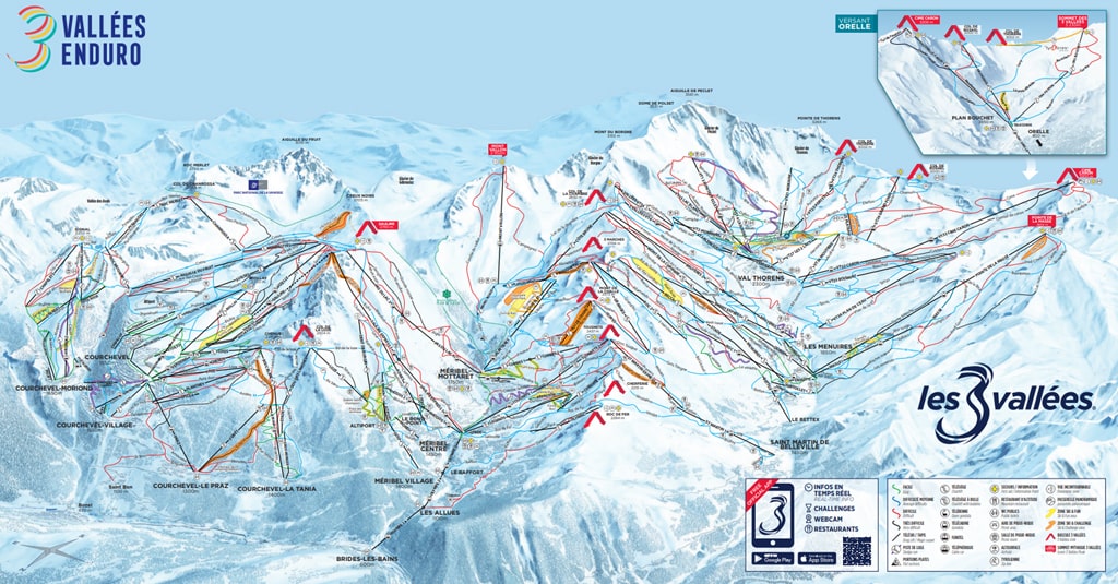 Skimap Meribel Les Allues