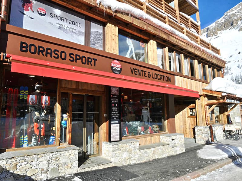 Skiverhuur winkel Boraso Sport in Place des Dolomites, Val d Isere